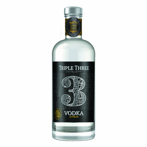 Triple Three Vodka Citrus 750ml